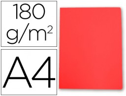 Subcarpeta cartulina Gio A4 rojo pastel 180 g/m²